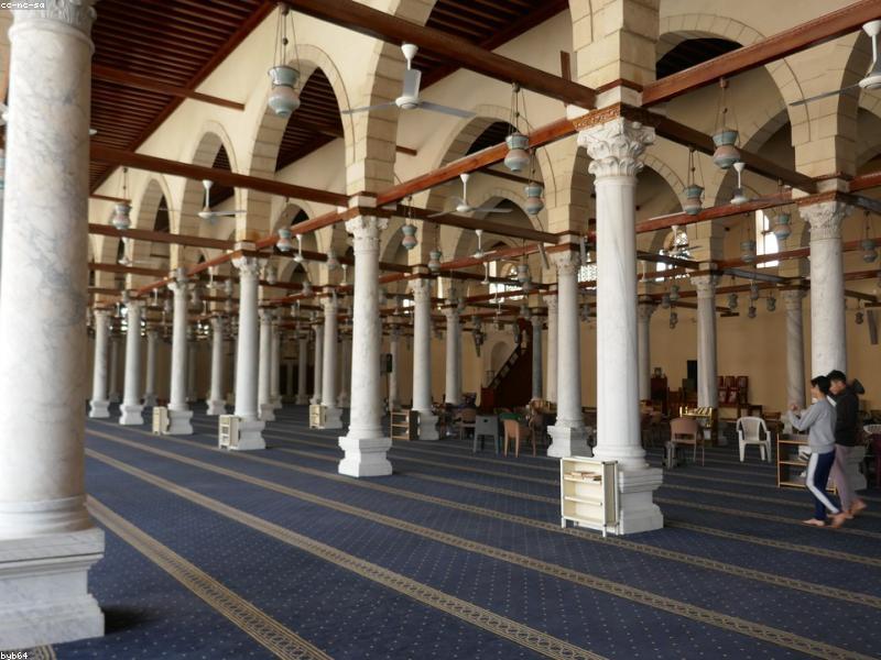White Jumeirah Mosque against blue sky