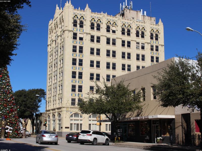 Exterior of a small community bank building